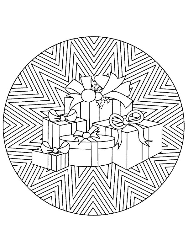 Plansa de colorat cu Craciun 720 691